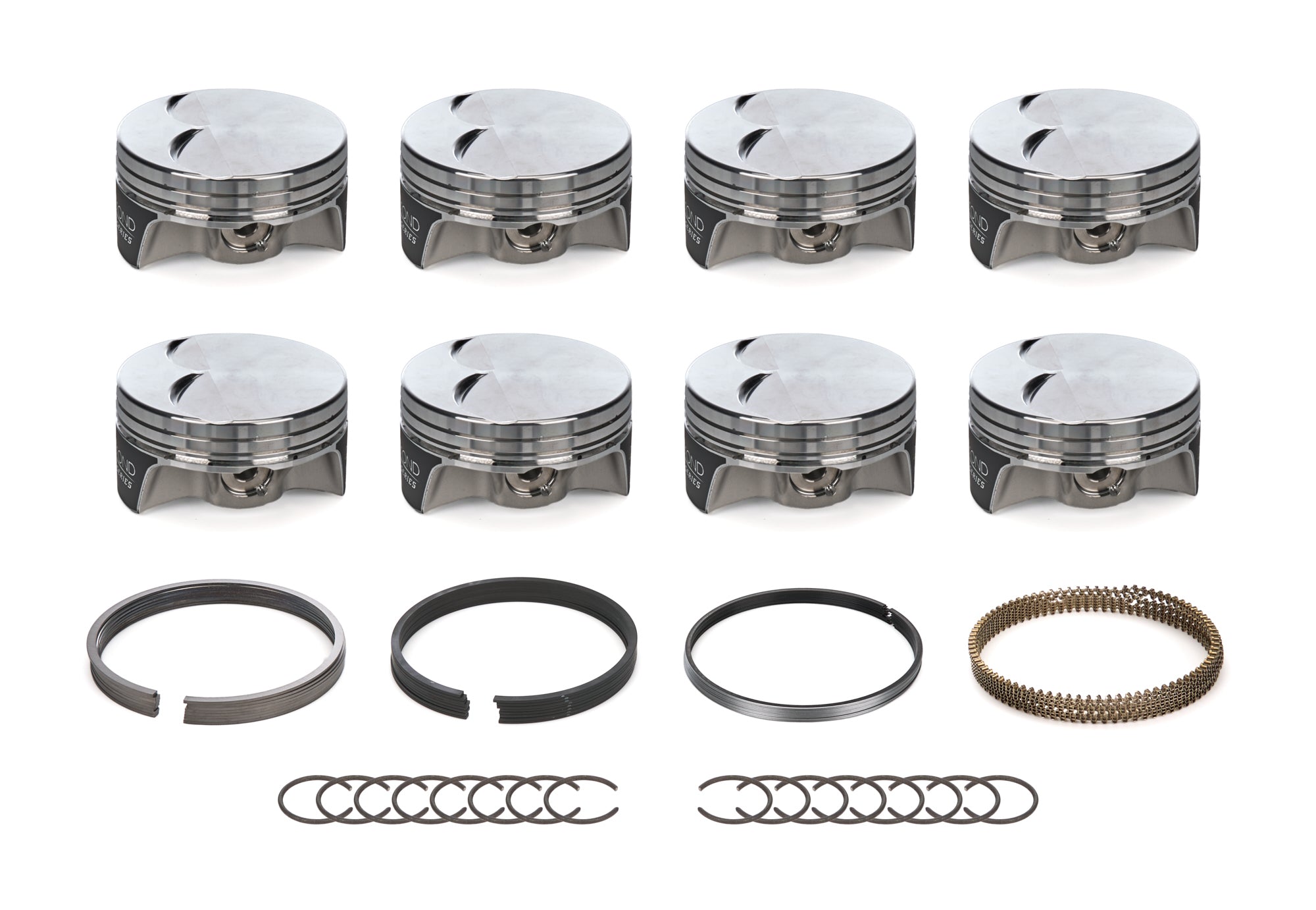 Diamond Racing Products 21563-RS-8 LSX 15-Deg FT Piston & Ring Set 4.125 Bore Diamond Racing Products 21563-RS-8