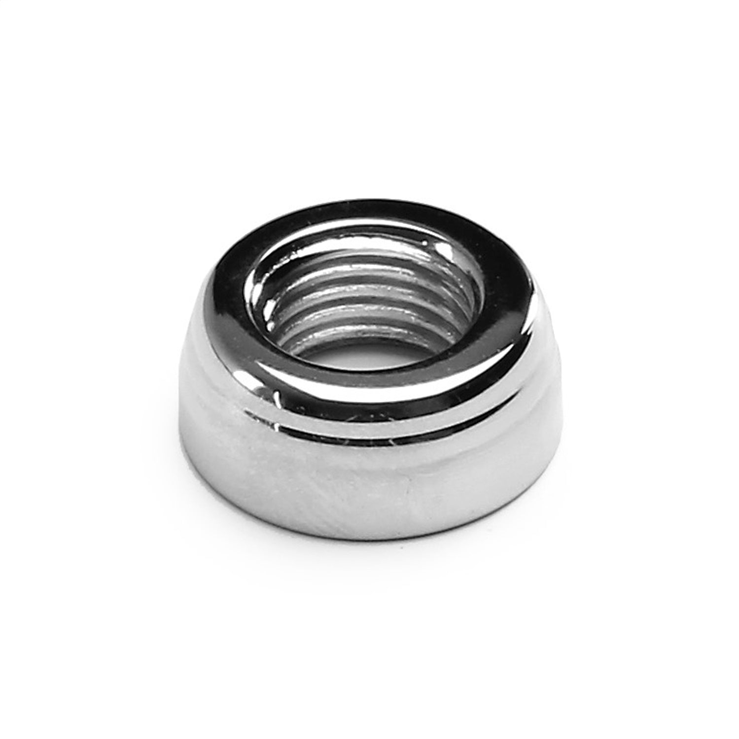 Lokar DK-015C Dash Knob Bezel; 7/16 in.-28 Size; Female; Lucille Style; Chrome; Lokar DK-015C