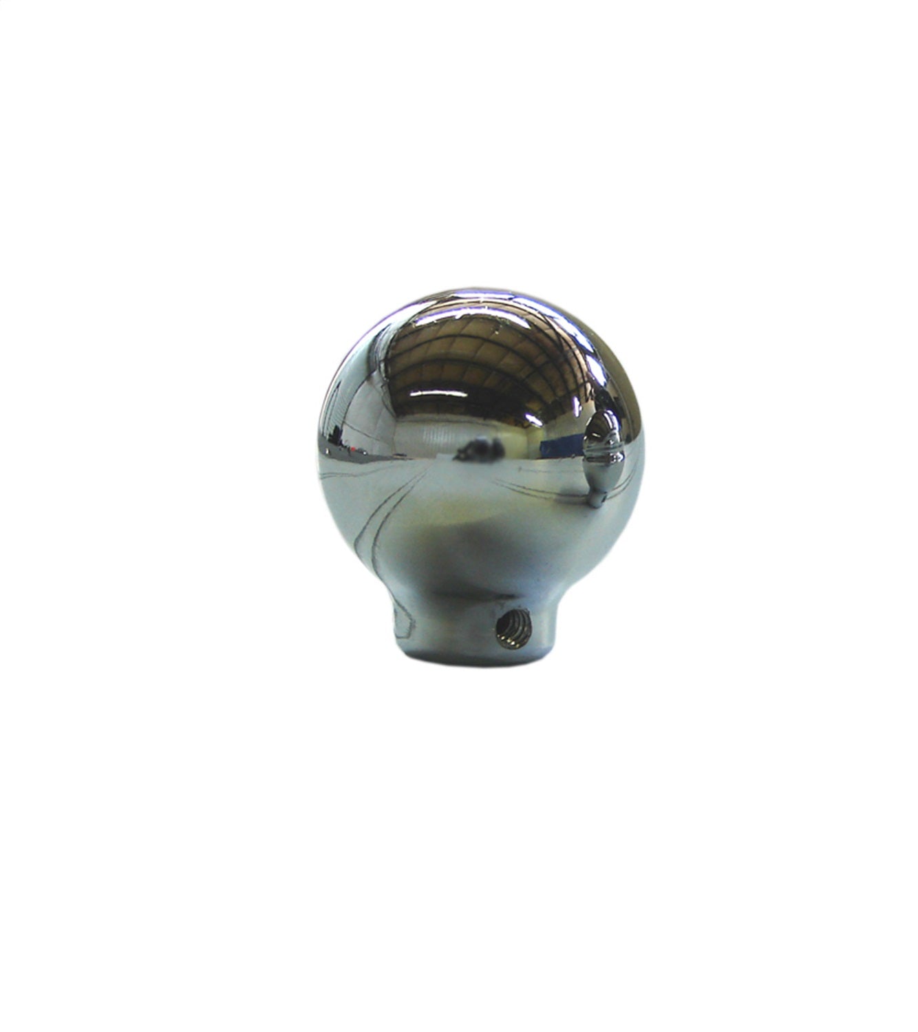 Clayton Machine Works DK-802 Dash Knob; Cast Aluminum; Round; Smooth; Chrome Plated; Clayton Machine Works DK-802