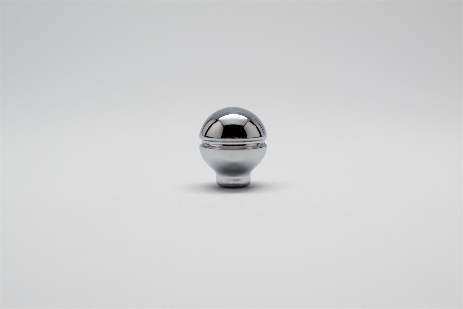 Clayton Machine Works DK-803 Dash Knob; Cast Aluminum; Round w/Groove; Chrome Plated; Clayton Machine Works DK-803