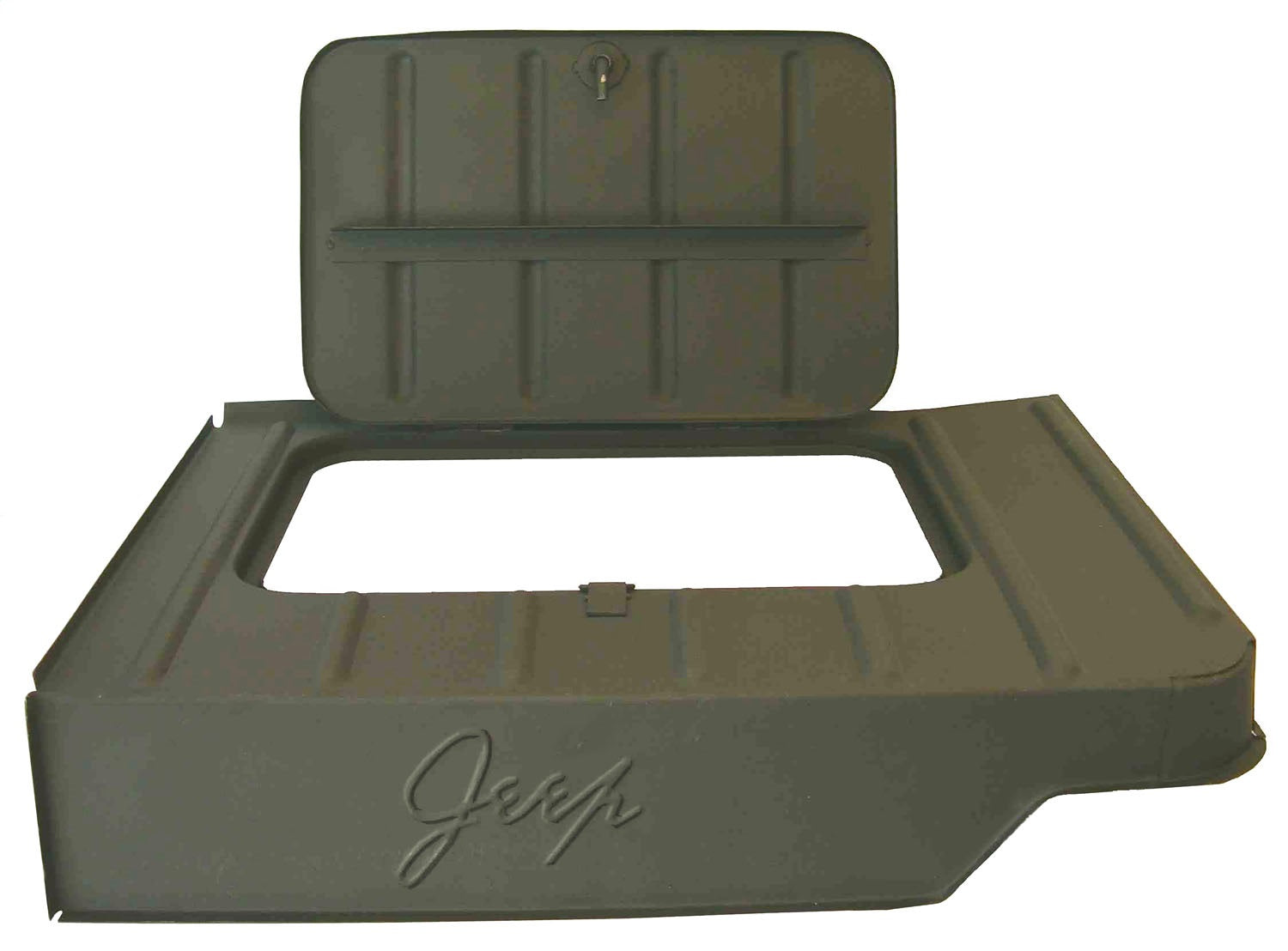 Omix DMC-3227K Tool Box; Jeep® Marked; Omix DMC-3227K
