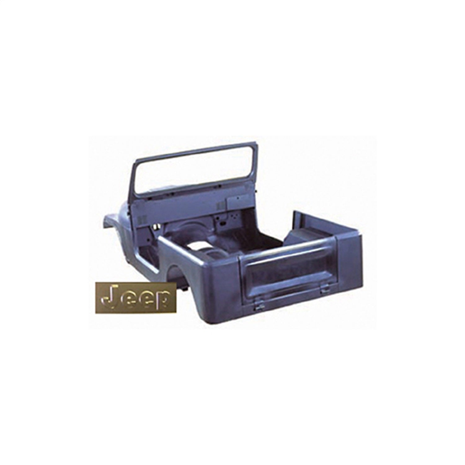 Omix DMC-5464362 Body Tub; Jeep® Marked; Omix DMC-5464362