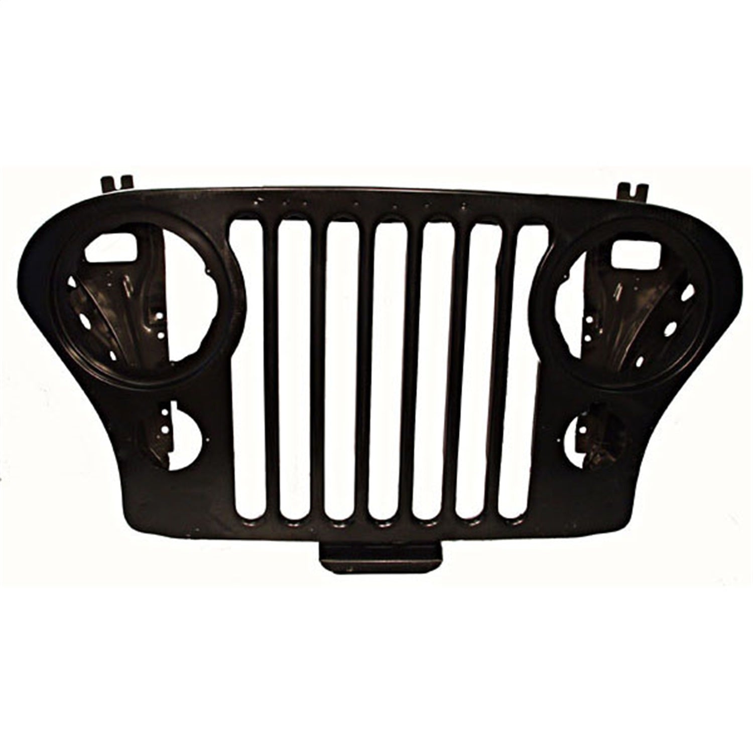 Omix DMC-5752656 Grille; Black Powder Coat; Omix DMC-5752656