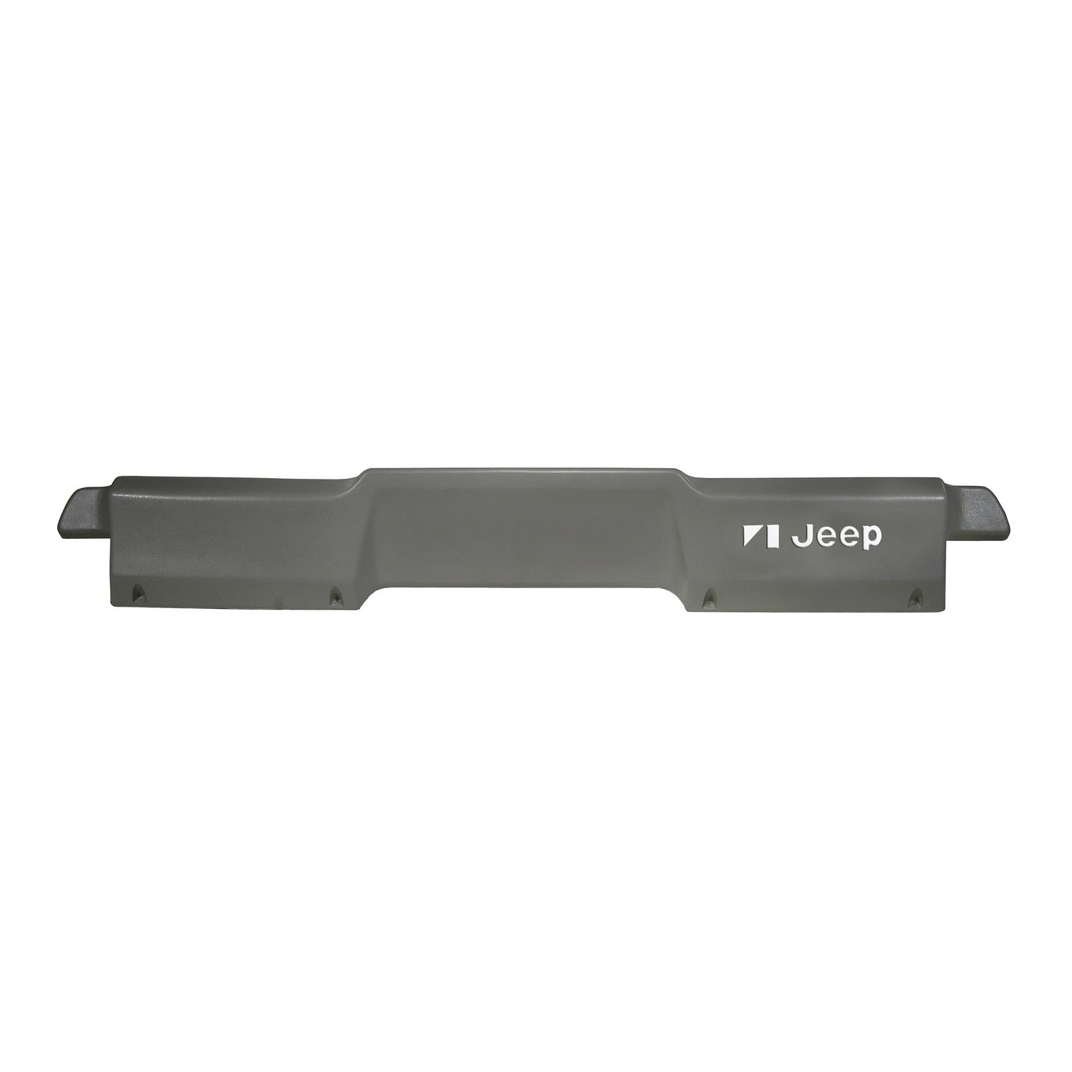 Omix DMC-5760459 Dashpad; Jeep® Marked; Gray; Omix DMC-5760459