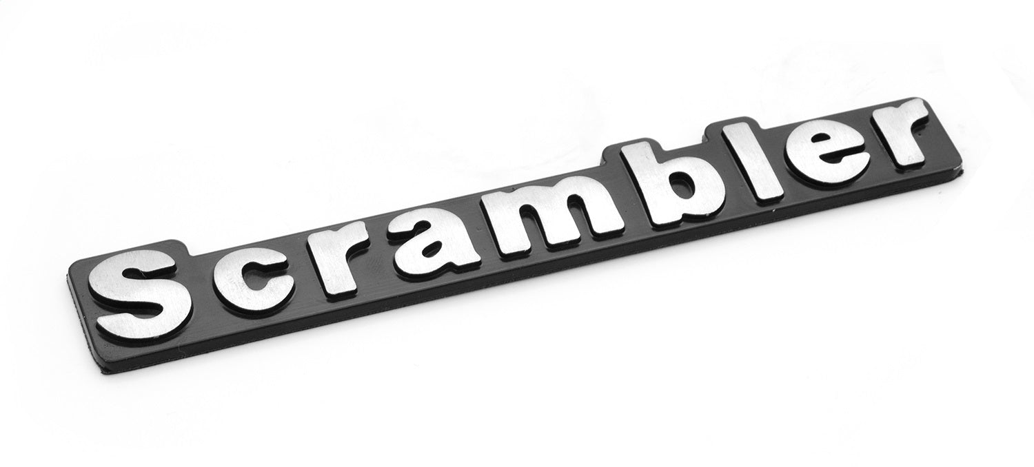 Omix DMC-5763509 Emblem; Scrambler; Omix DMC-5763509