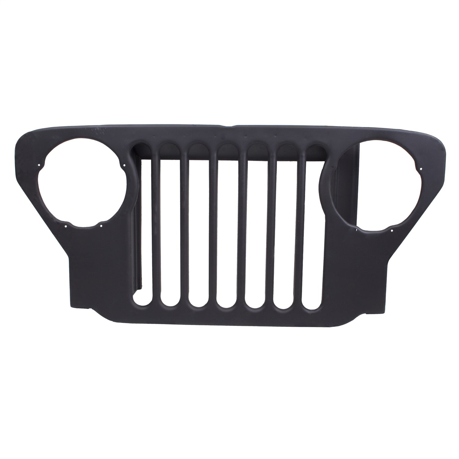 Omix DMC-673149 Grille; Black Powder Coat; Omix DMC-673149