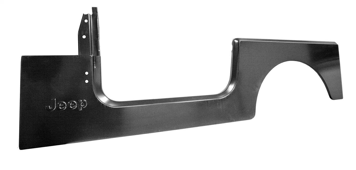 Omix DMC-8133339 Side Panel; Left; Stamped w/Jeep Logo; Licensed MOPAR Restoration Product; Omix DMC-8133339