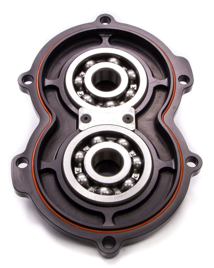 Diversified Machine RRC-1386B Billet Alum Rear Cover w/Bearings Black Diversified Machine RRC-1386B