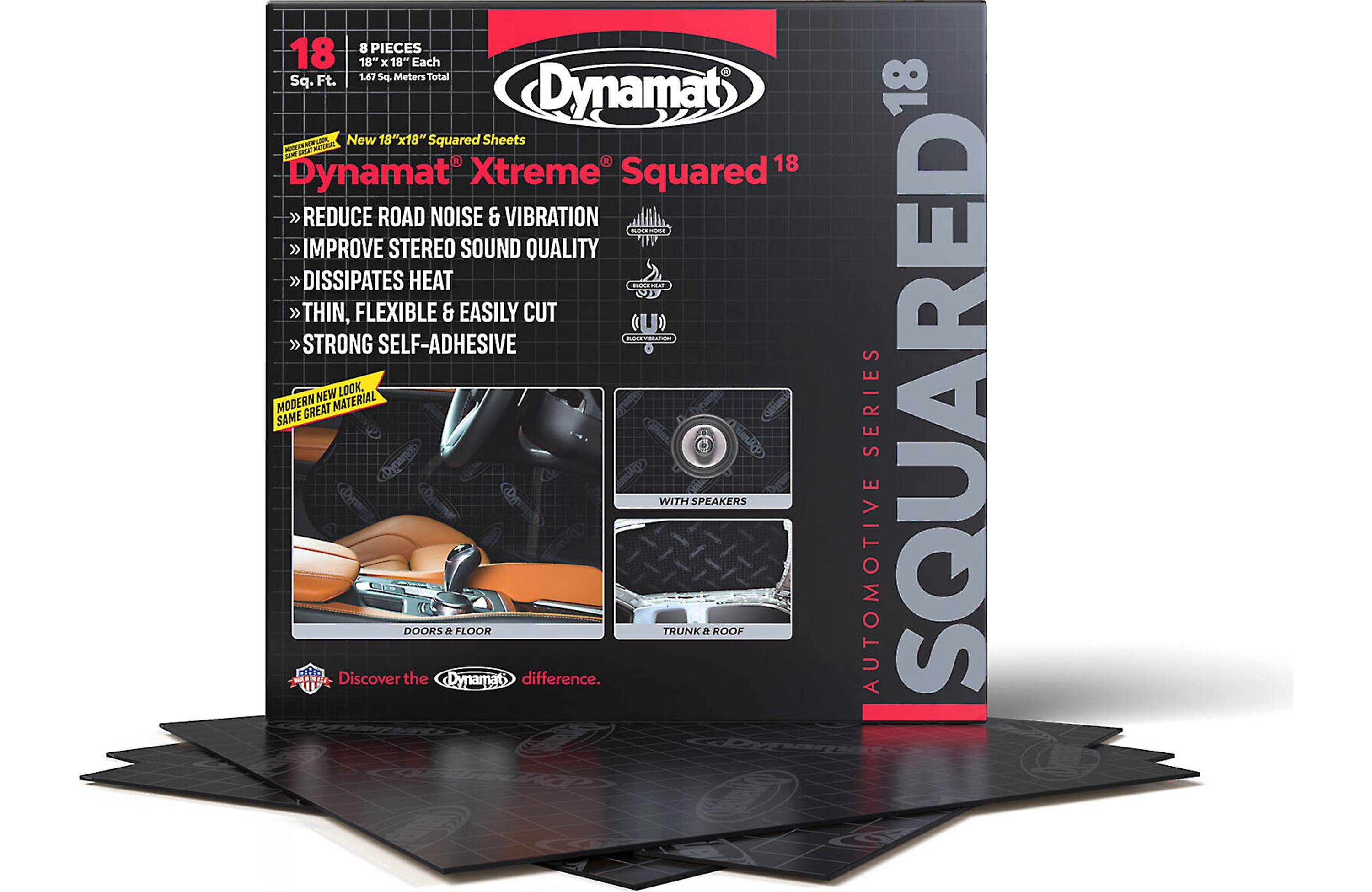 Dynamat 10420 Xtreme Mat Squared 8 - 18in Square Sheets Dynamat 10420