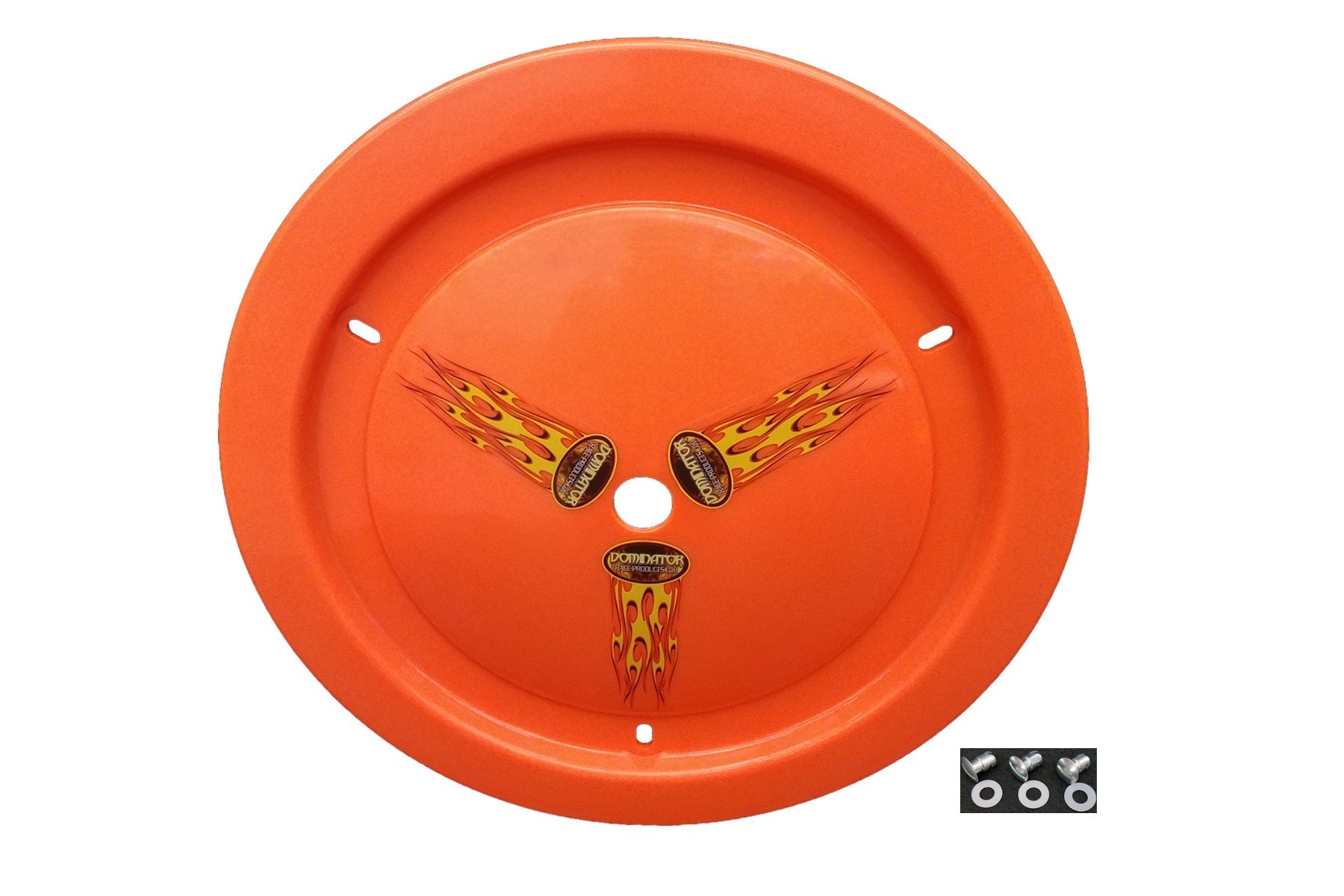 Dominator Race Body DOM-1006-D-FLO-OR Wheel Cover Dzus-On Fluo Orange Real Style Dominator Race Body DOM-1006-D-FLO-OR
