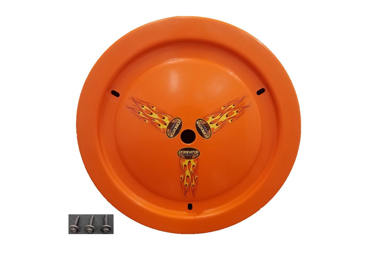 Dominator Race Body DOM-1012-B-OR Wheel Cover Bolt-On Orange Dominator Race Body DOM-1012-B-OR