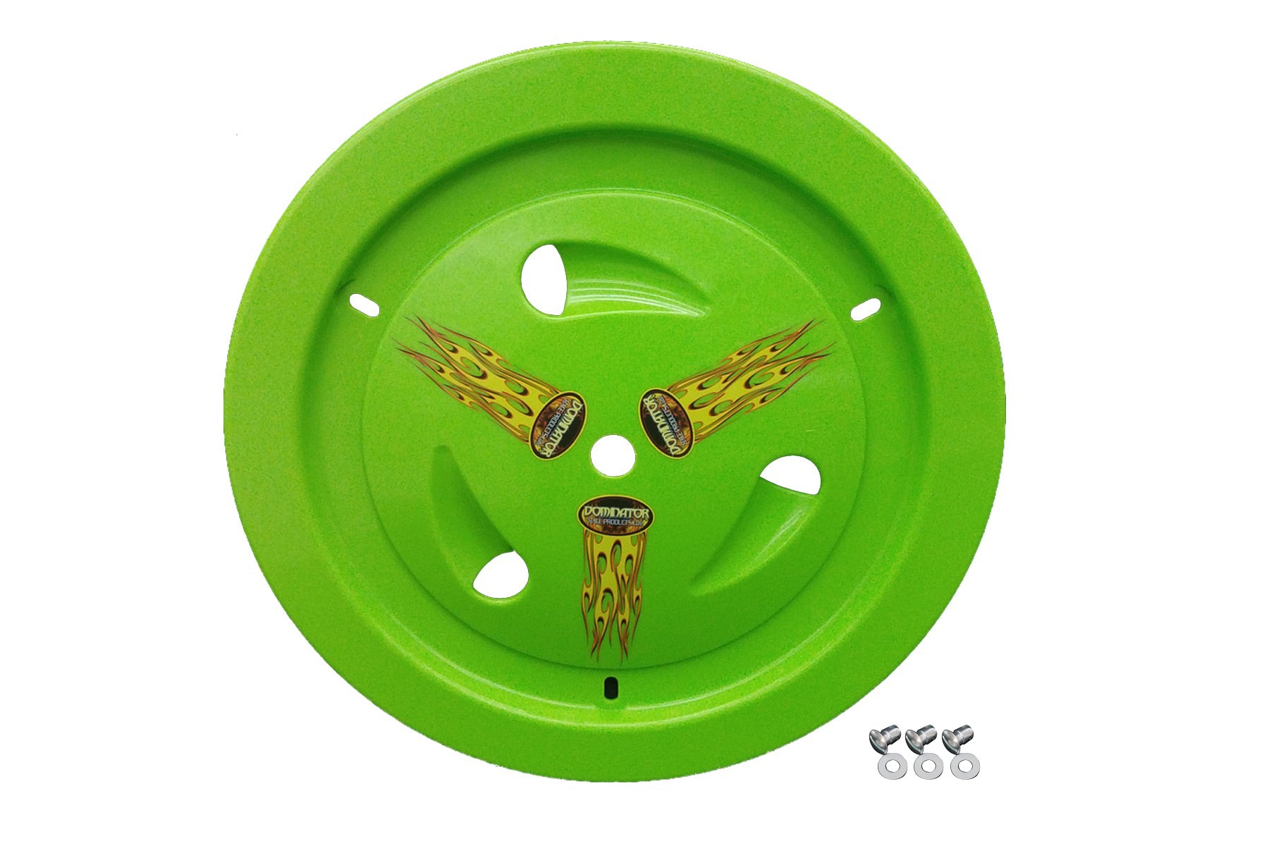 Dominator Race Body DOM-1013-D-XG Wheel Cover Dzus-On Xtr Green Dominator Race Body DOM-1013-D-XG