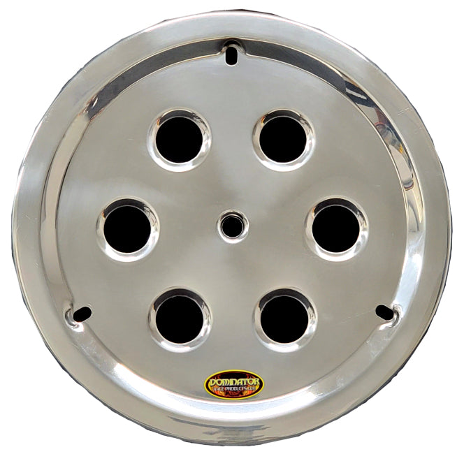 Dominator Race Body DOM-1032-B-POL Wheel Cover Hole Vent Alum Bolt 15in Polished Dominator Race Body DOM-1032-B-POL