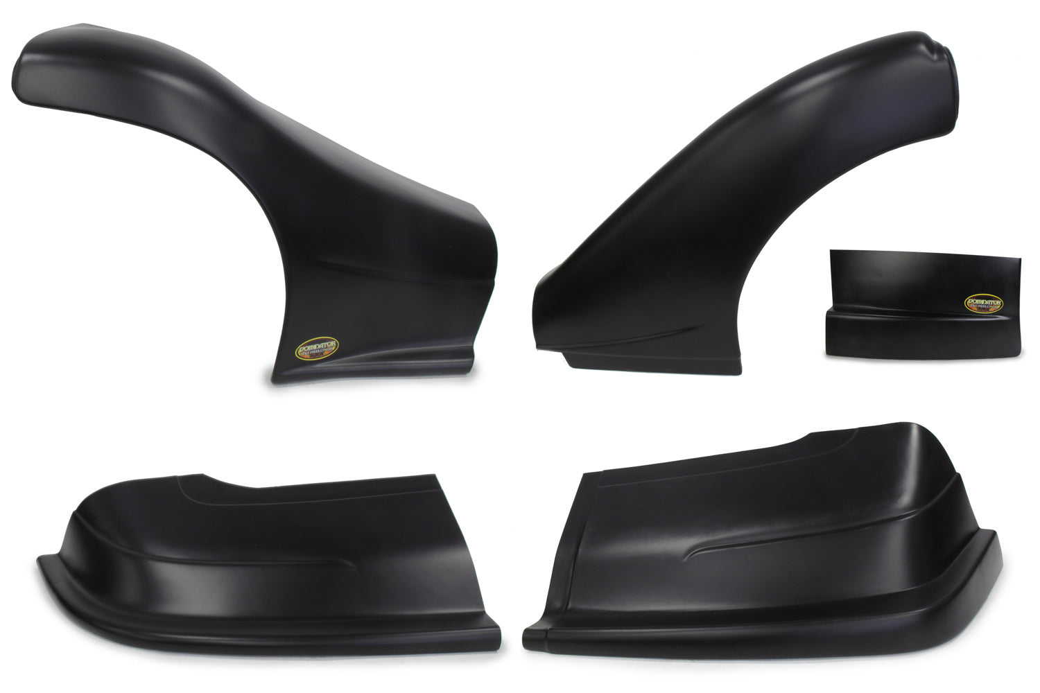 Dominator Race Body DOM-2300-BK Dominator Late Model Nose Kit Black Dominator Race Body DOM-2300-BK
