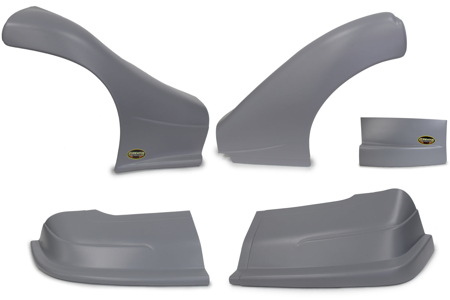 Dominator Race Body DOM-2300-GRY Dominator Late Model Nose Kit Gray Dominator Race Body DOM-2300-GRY