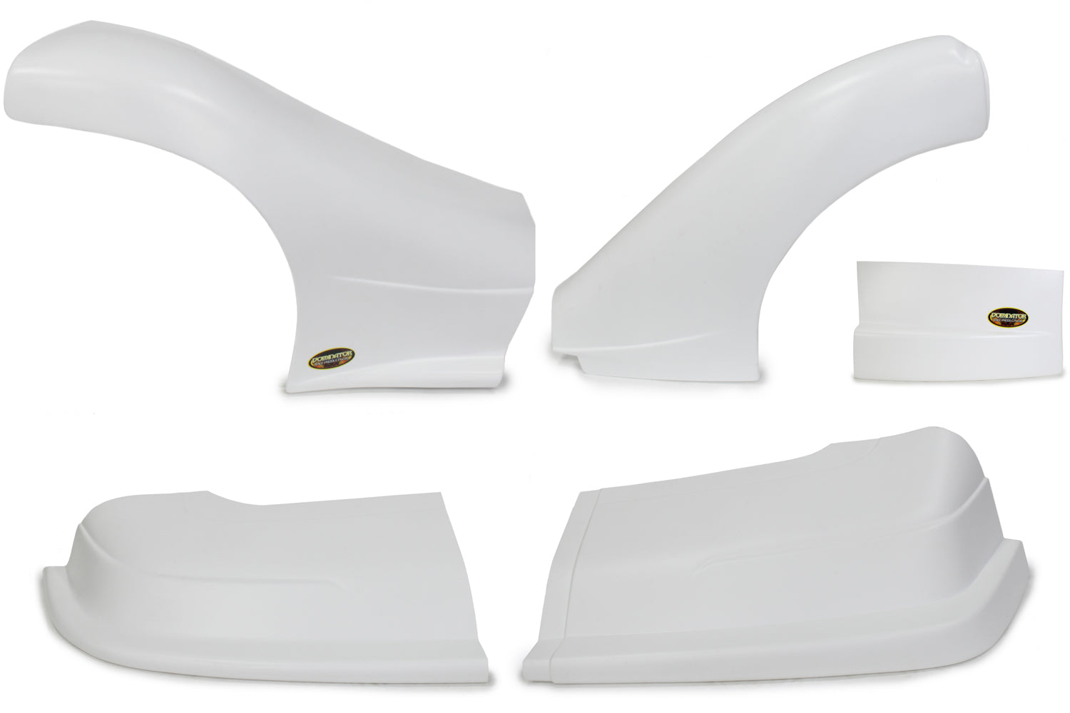 Dominator Race Body DOM-2300-WH Dominator Late Model Nose Kit White Dominator Race Body DOM-2300-WH