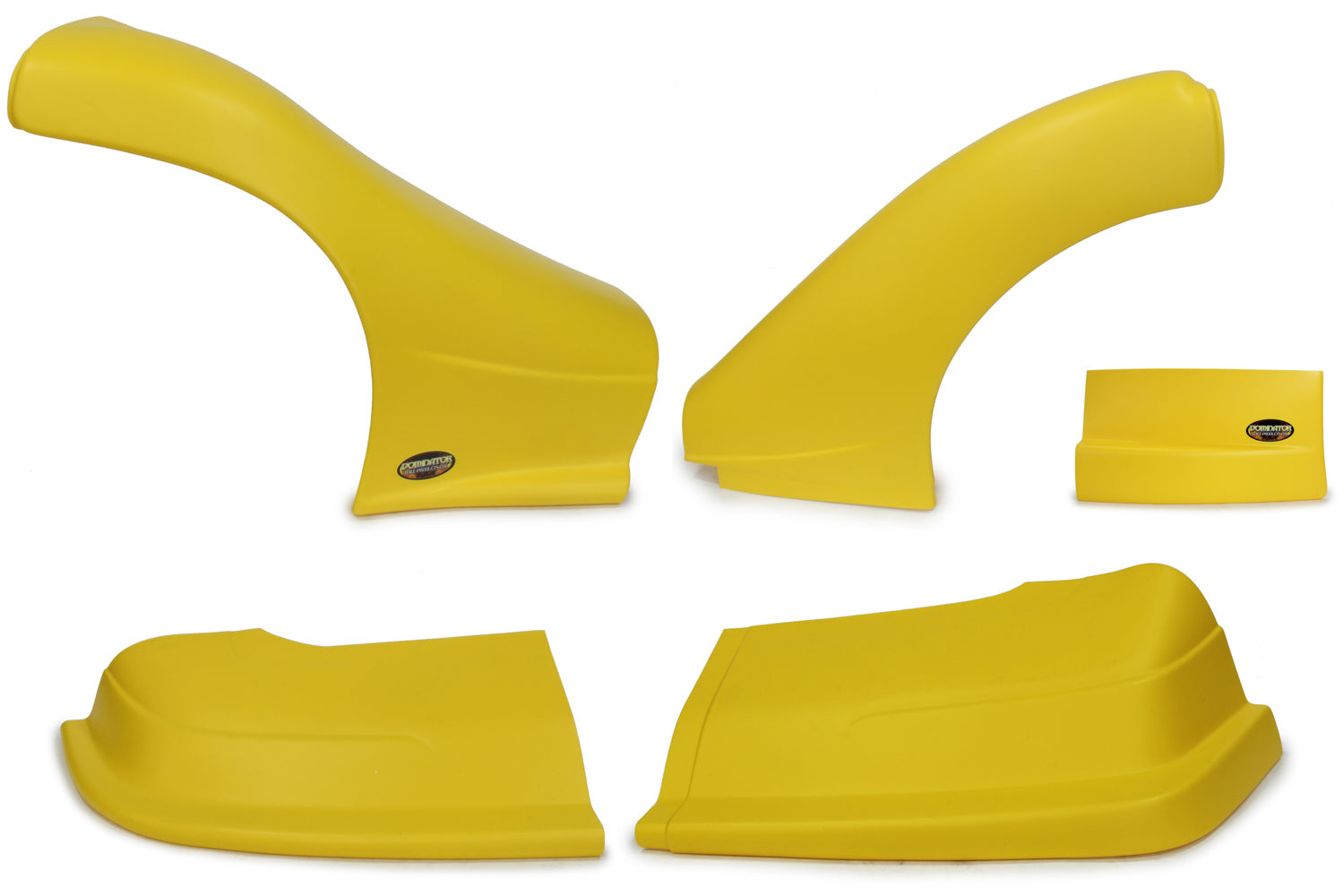 Dominator Race Body DOM-2300-YE Dominator Late Model Nose Kit Yellow Dominator Race Body DOM-2300-YE