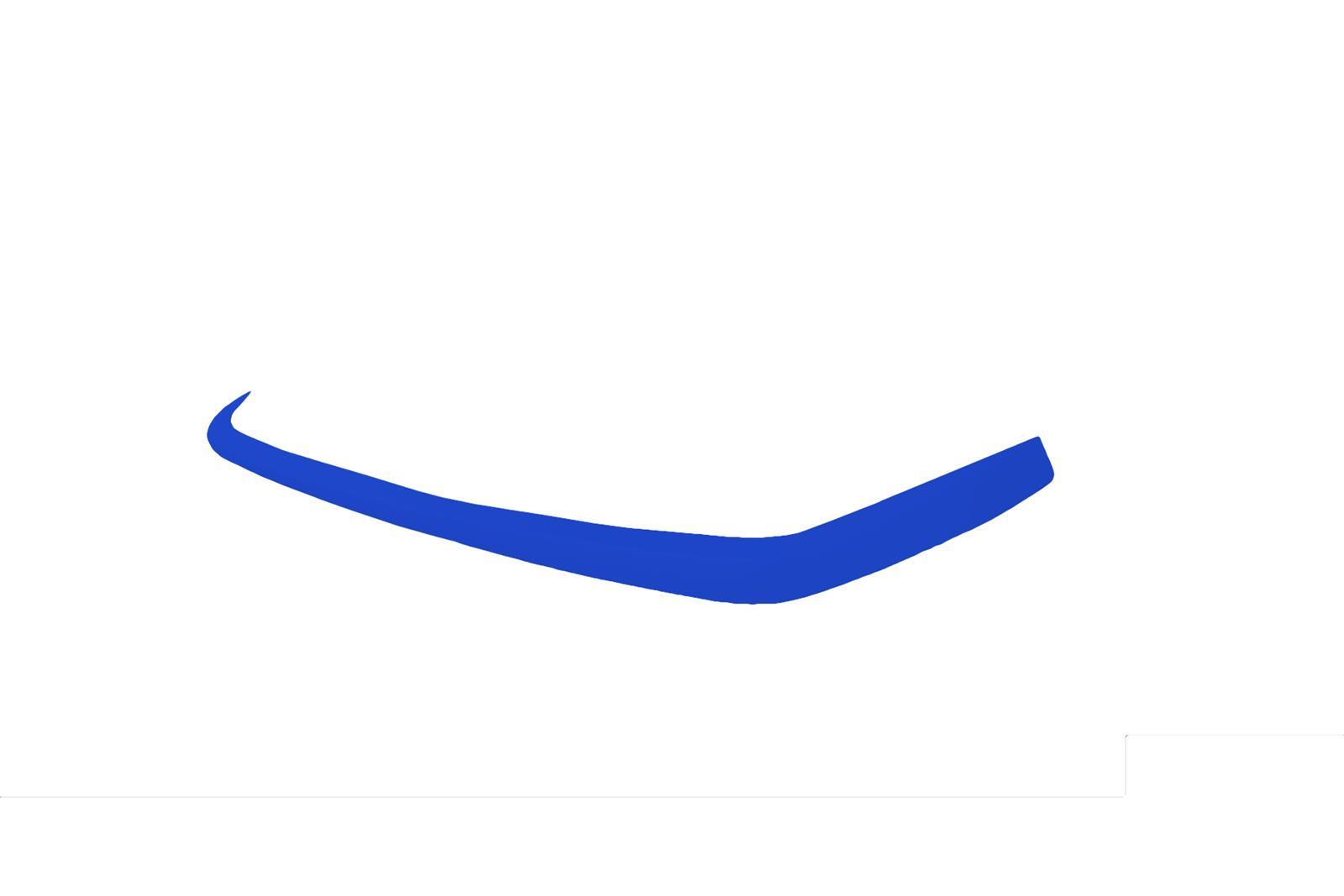 Dominator Race Body DOM-2304-BL Dominator Late Model Valance Cover Blue Dominator Race Body DOM-2304-BL