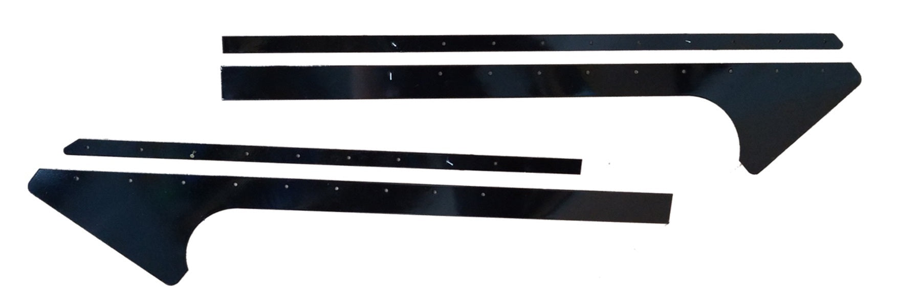 Dominator Race Body DOM-810-AL-BK Pillar Post Alum Black Pair Late Model Dominator Race Body DOM-810-AL-BK