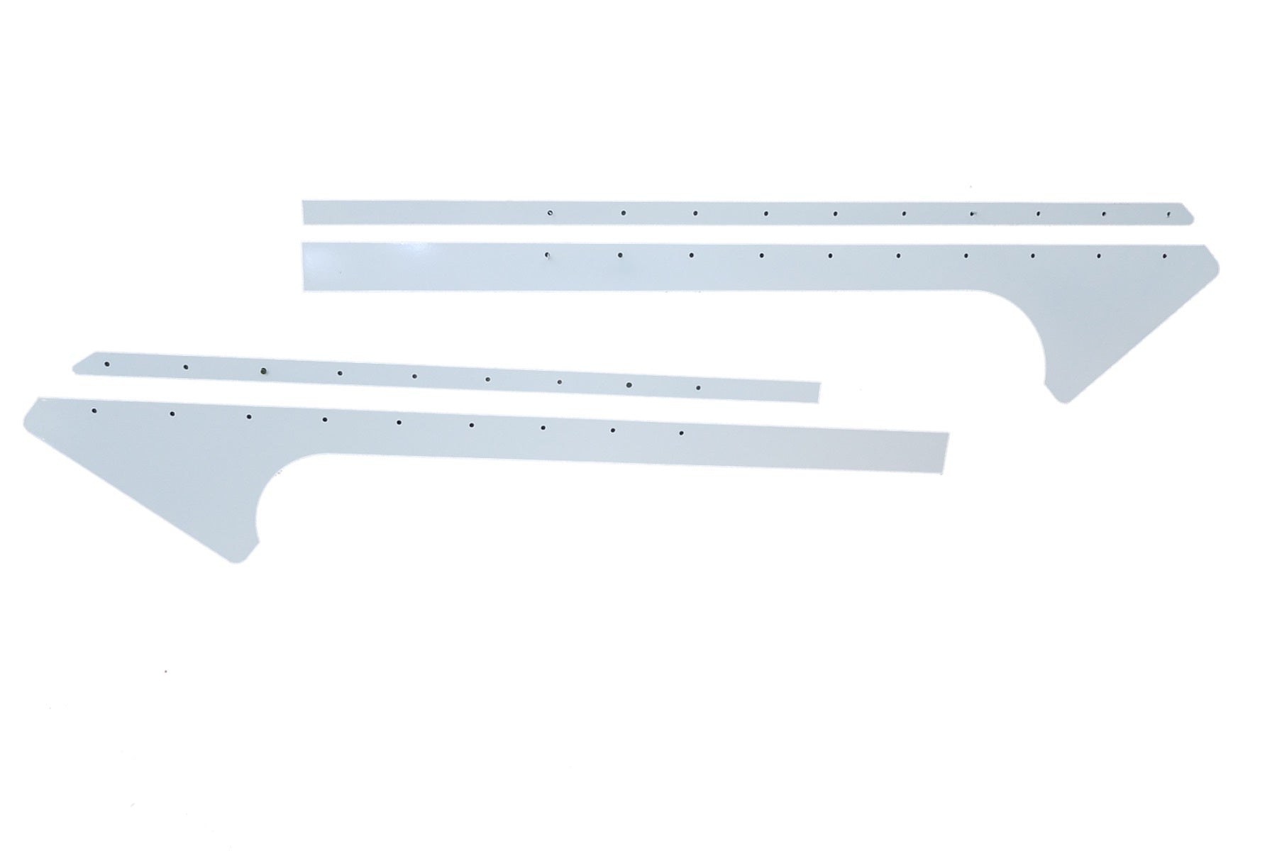Dominator Race Body DOM-810-AL-WH Pillar Post Alum White Pair Late Model Dominator Race Body DOM-810-AL-WH