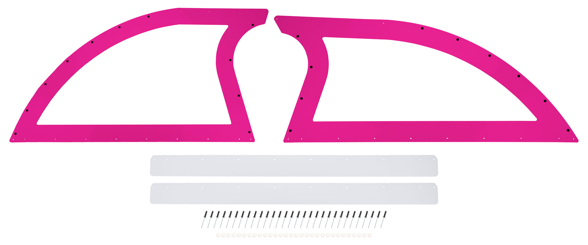 Dominator Race Body DOM-830-PK Sail Panel Pair Late Model Pink Dominator Race Body DOM-830-PK