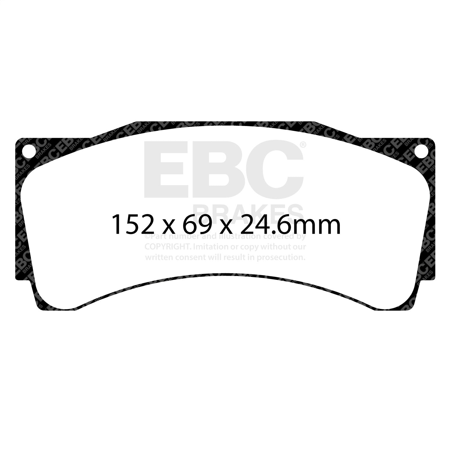 EBC Brakes Racing DP8080RPX EBC RPX Race Brake Pads; Front; 380 mm. Dia.; EBC Brakes Racing DP8080RPX