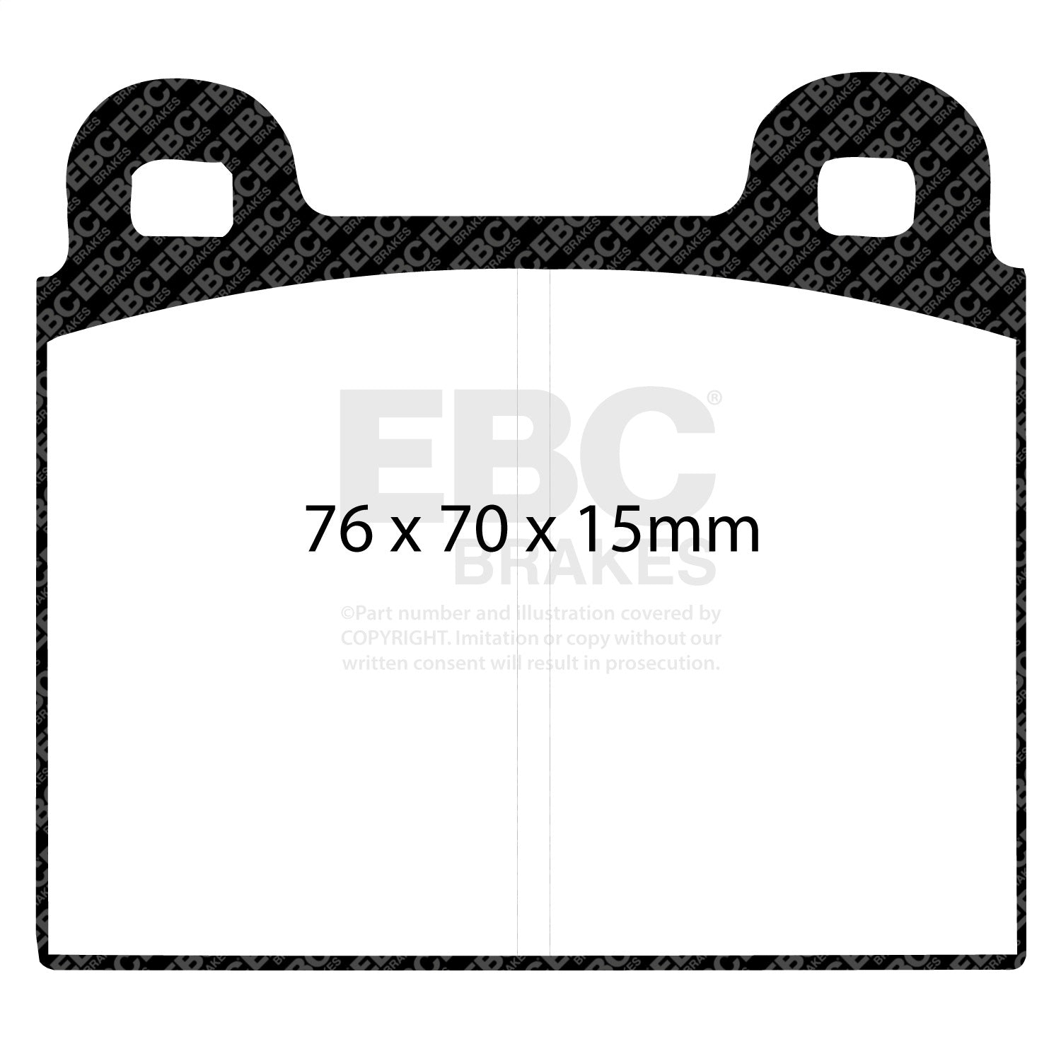 EBC Brakes Racing DP8103RP1 EBC RP-1 Race Brake Pads EBC Brakes Racing DP8103RP1