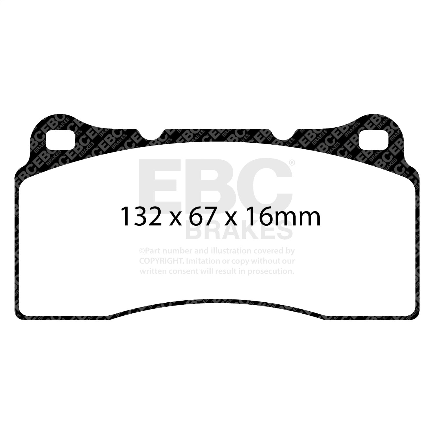 EBC Brakes DP91110 Orangestuff 9000 Series Race Brake Pads EBC Brakes DP91110