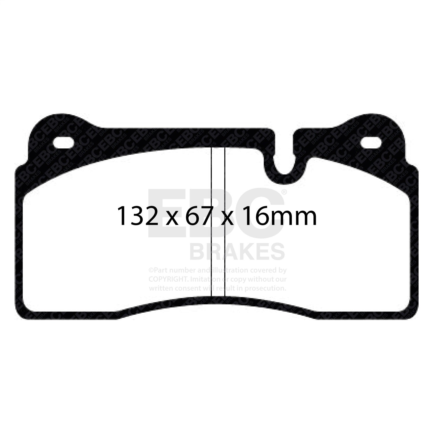 EBC Brakes DP91127 Orangestuff 9000 Series Race Brake Pads EBC Brakes DP91127