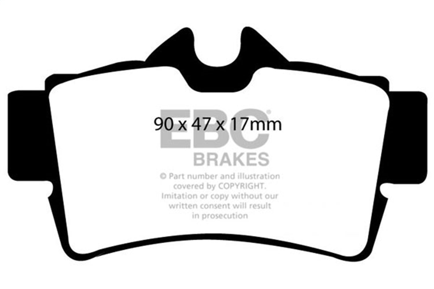 EBC Brakes DP91156 Orangestuff 9000 Series Race Brake Pads EBC Brakes DP91156