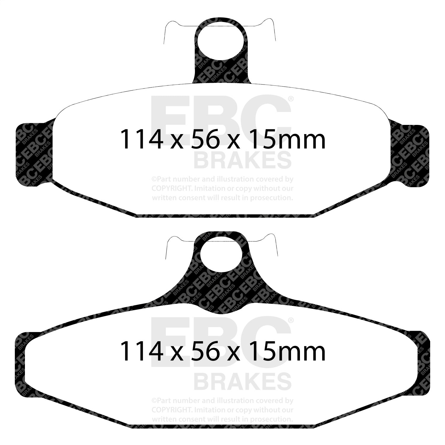 EBC Brakes DP91165 Orangestuff 9000 Series Race Brake Pads EBC Brakes DP91165