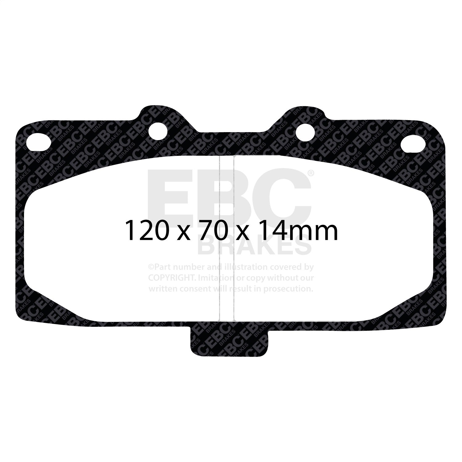 EBC Brakes DP91200 Orangestuff 9000 Series Race Brake Pads EBC Brakes DP91200