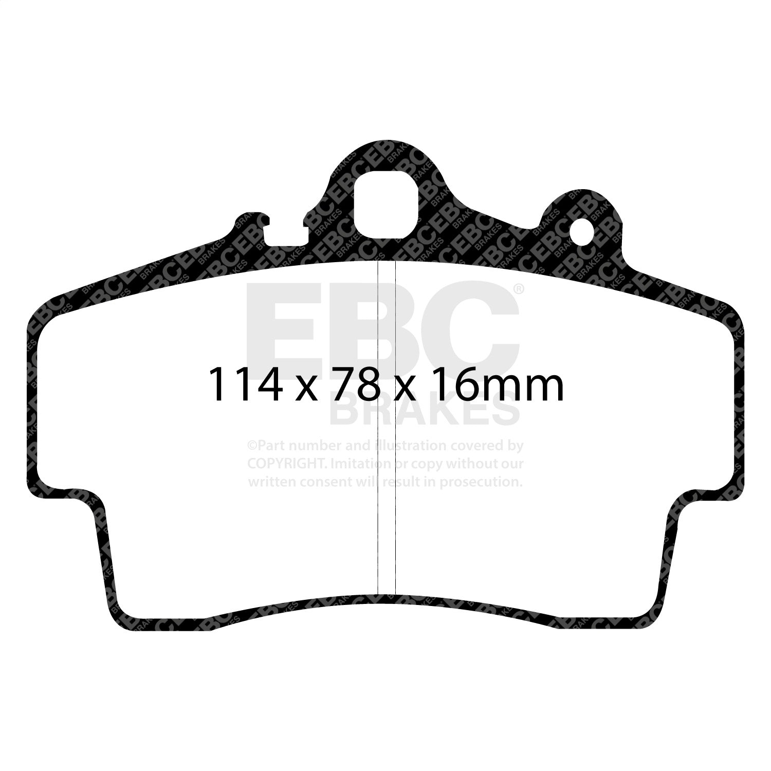 EBC Brakes Racing DP81207RPX EBC RPX Race Brake Pads; Front; EBC Brakes Racing DP81207RPX