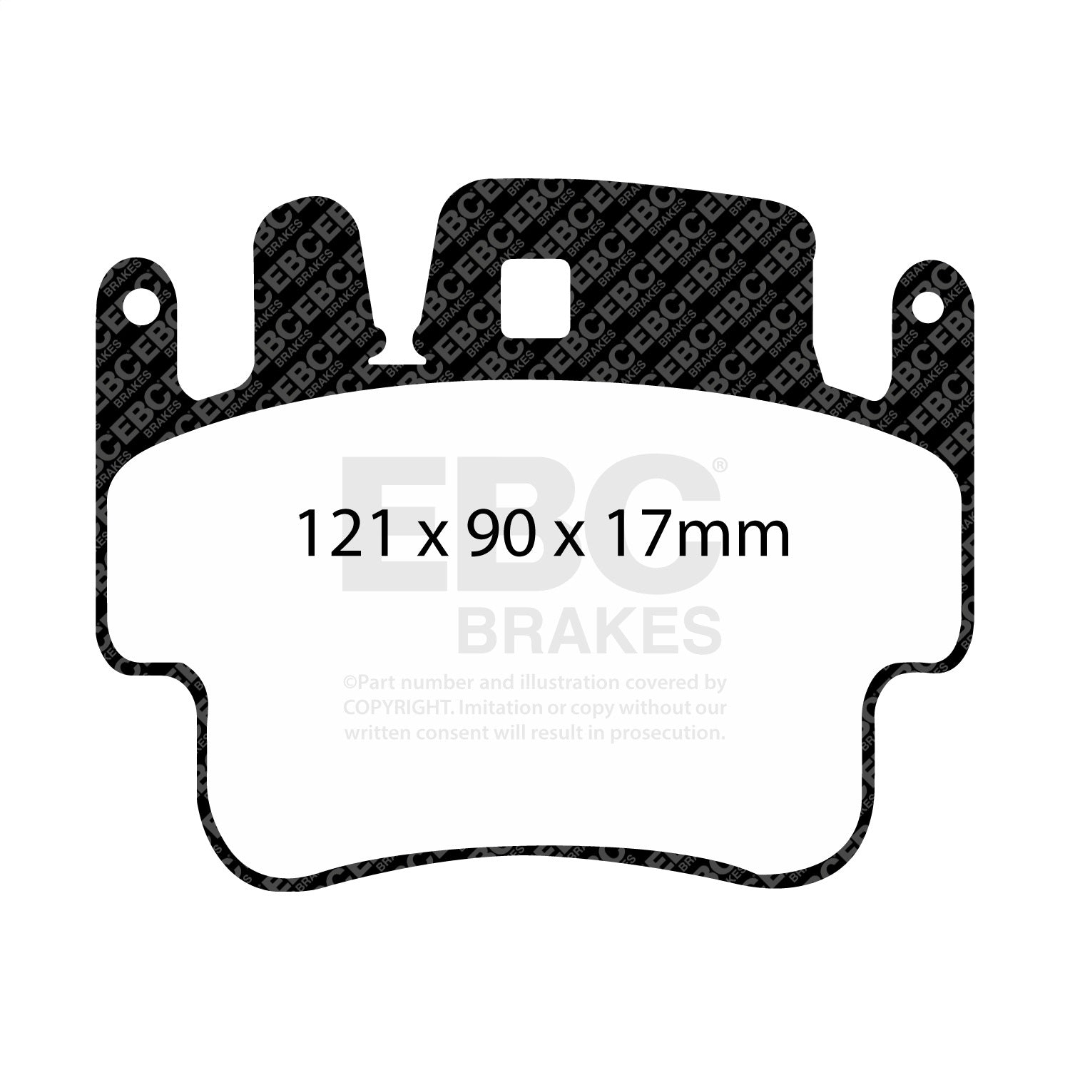 EBC Brakes DP91514 Orangestuff 9000 Series Race Brake Pads EBC Brakes DP91514