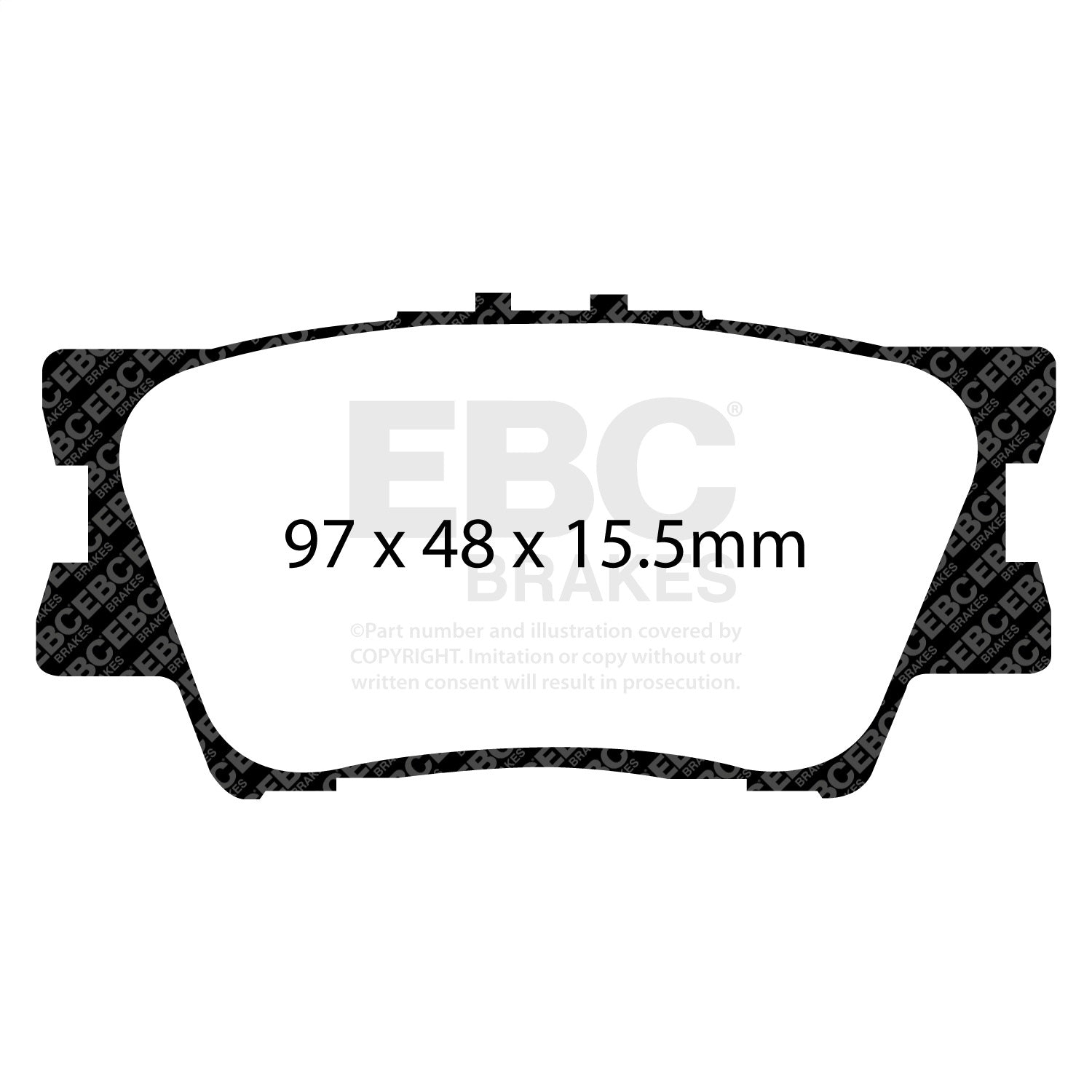 EBC Brakes DP31793C Redstuff Ceramic Low Dust Brake Pads EBC Brakes DP31793C