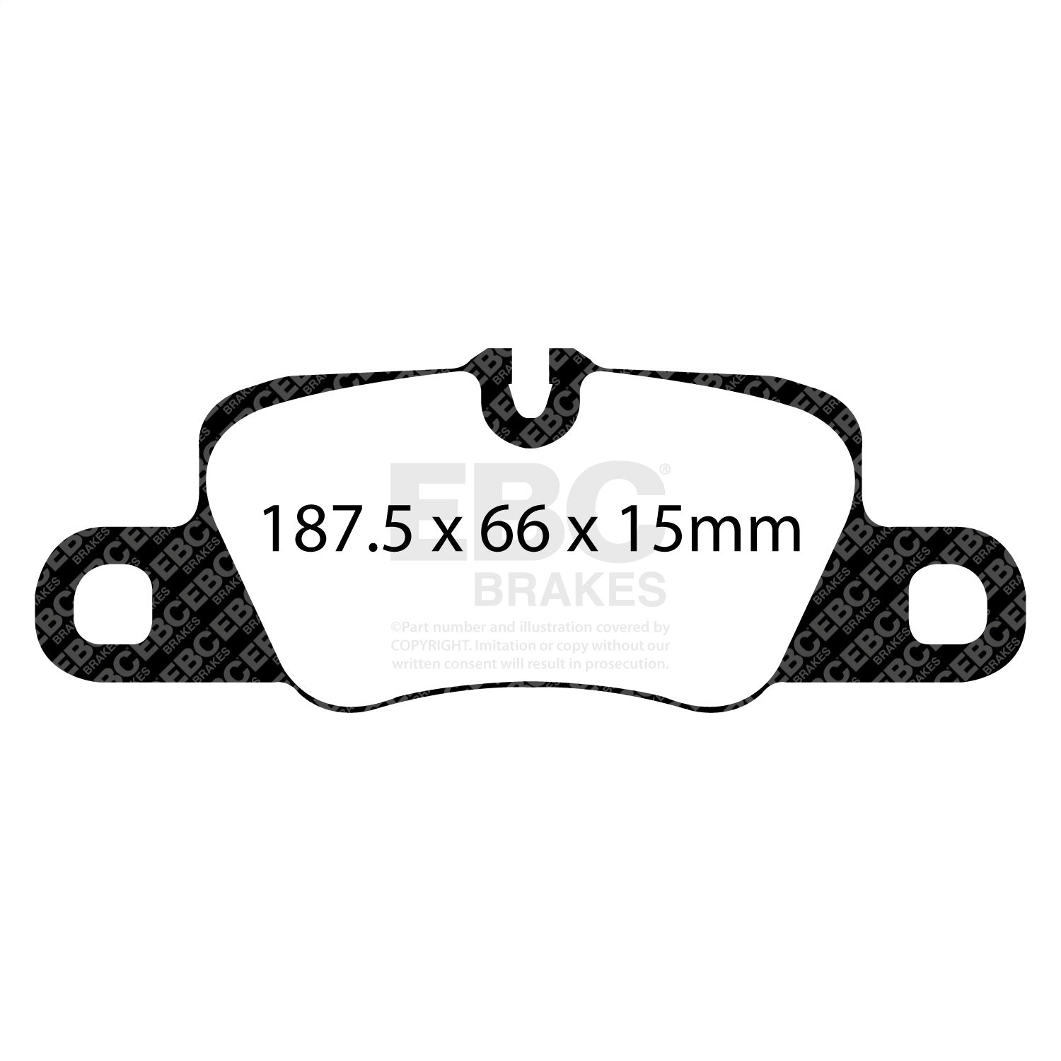 EBC Brakes DP31858C Redstuff Ceramic Low Dust Brake Pads EBC Brakes DP31858C