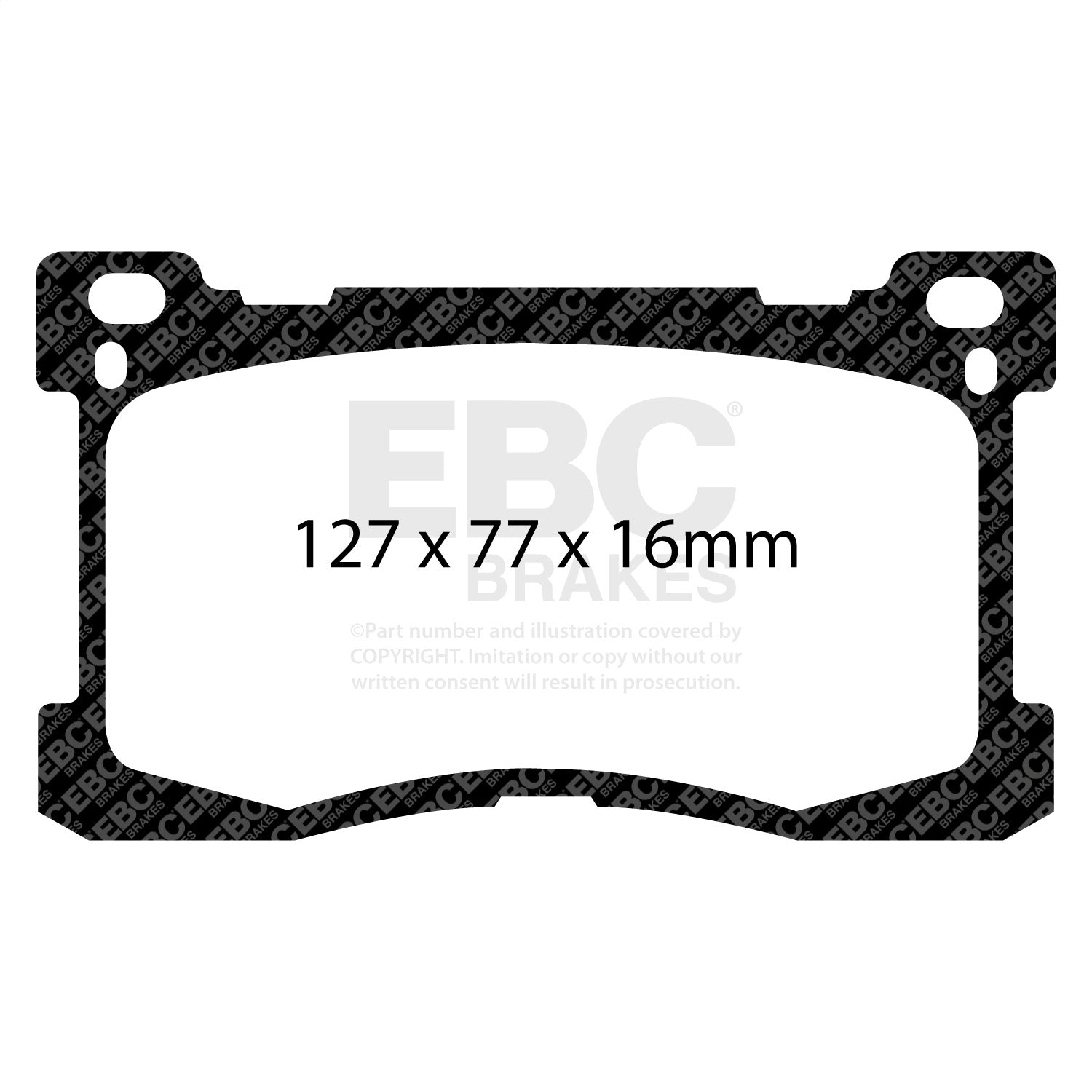 EBC Brakes DP31882C Redstuff Ceramic Low Dust Brake Pads EBC Brakes DP31882C
