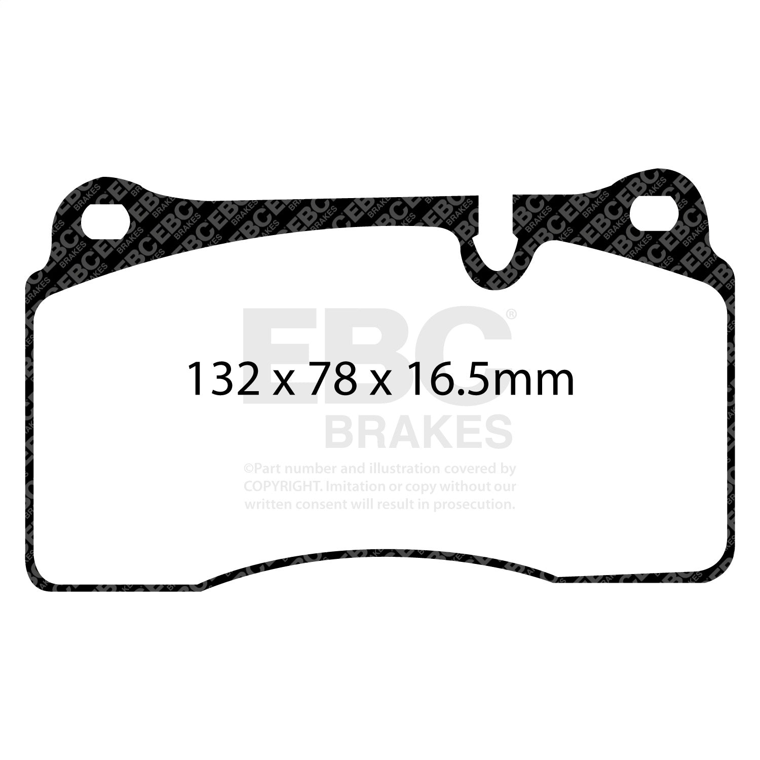 EBC Brakes ED91922 Truck/SUV Extra Duty Brake Pads EBC Brakes ED91922