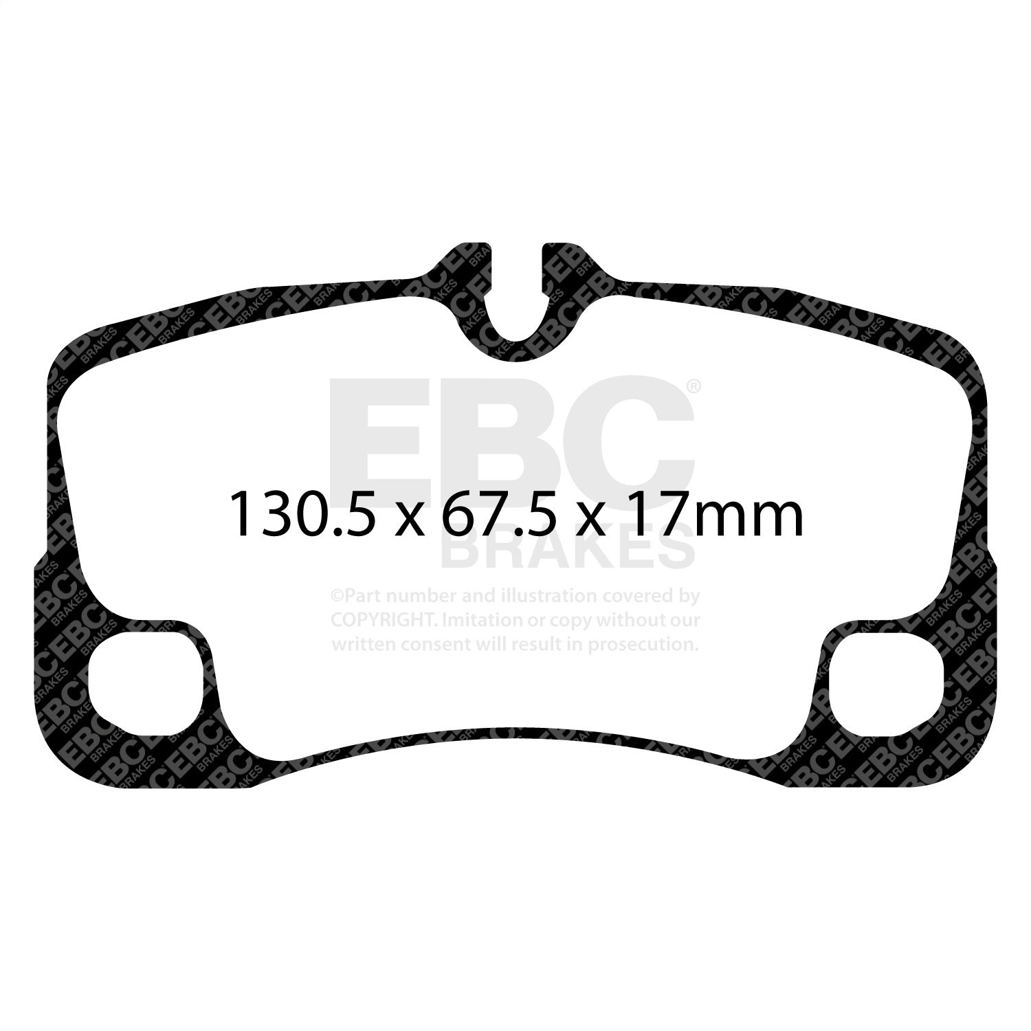 EBC Brakes DP31930C Redstuff Ceramic Low Dust Brake Pads EBC Brakes DP31930C