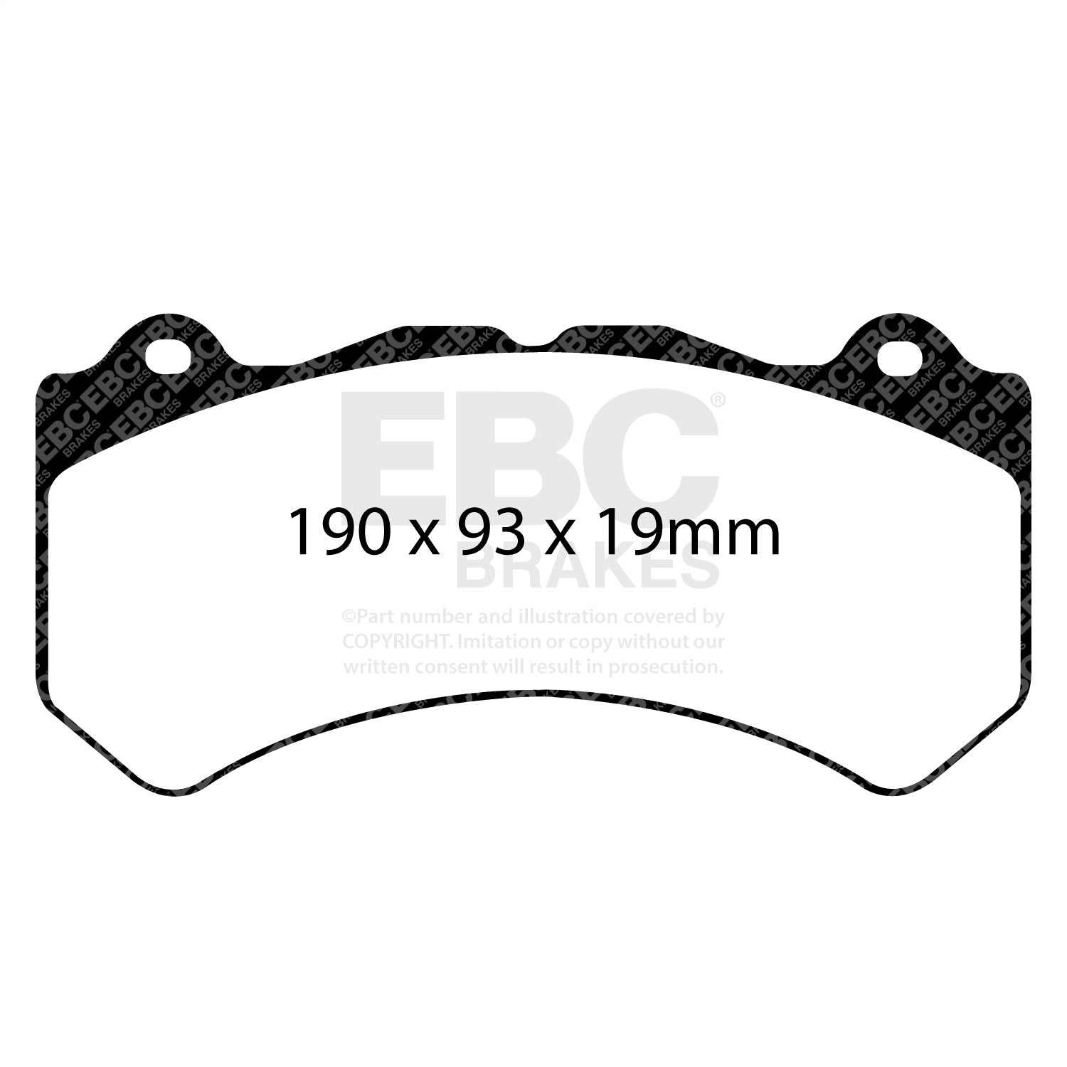 EBC Brakes DP91983 Orangestuff 9000 Series Race Brake Pads EBC Brakes DP91983