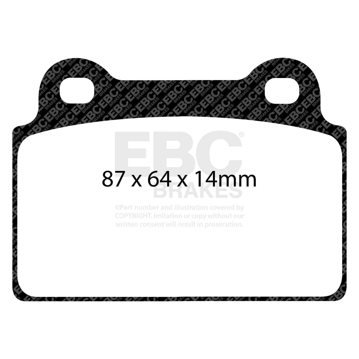 EBC Brakes DP31985C Redstuff Ceramic Low Dust Brake Pads EBC Brakes DP31985C
