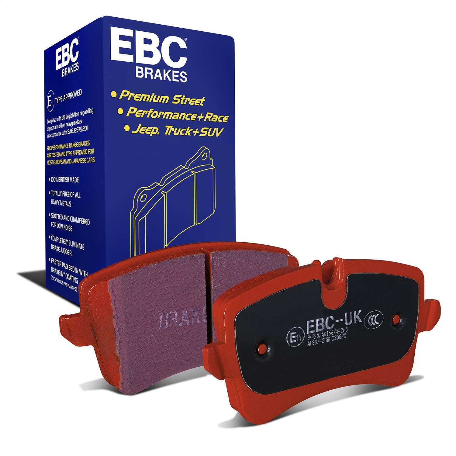 EBC Brakes DP32082C Redstuff Ceramic Low Dust Brake Pads EBC Brakes DP32082C