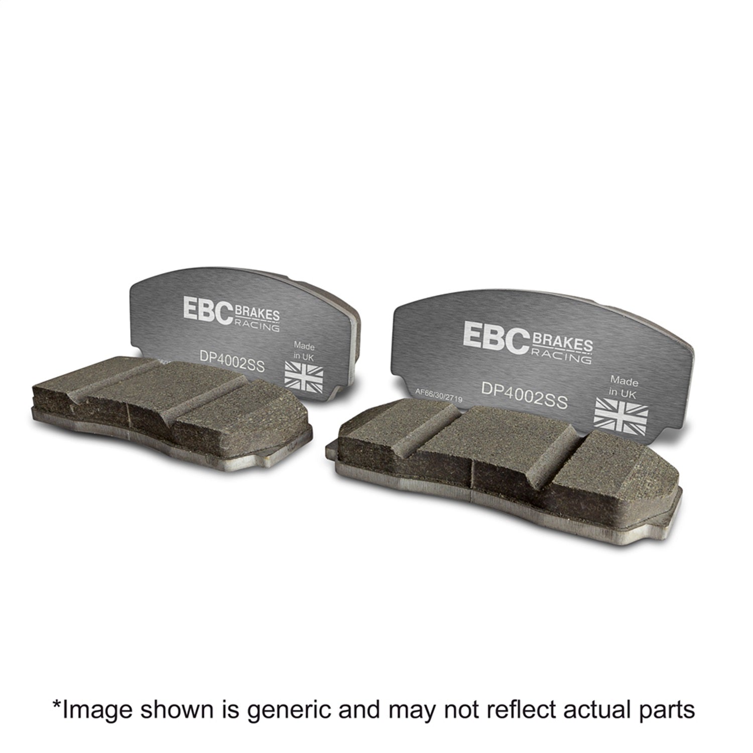 EBC Brakes Racing DP4002SS Yellowstuff Street And Track Brake Pads; EBC Brakes Racing DP4002SS