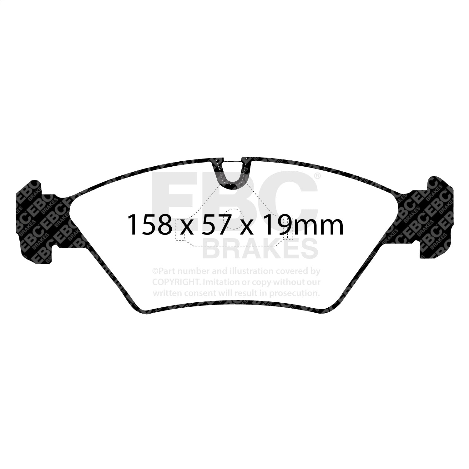 EBC Brakes Racing DP8414RP1 EBC RP-1 Race Brake Pads EBC Brakes Racing DP8414RP1