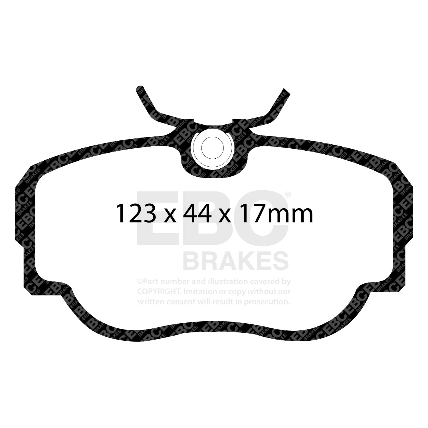 EBC Brakes Racing DP8779RP1 EBC RP-1 Race Brake Pads EBC Brakes Racing DP8779RP1