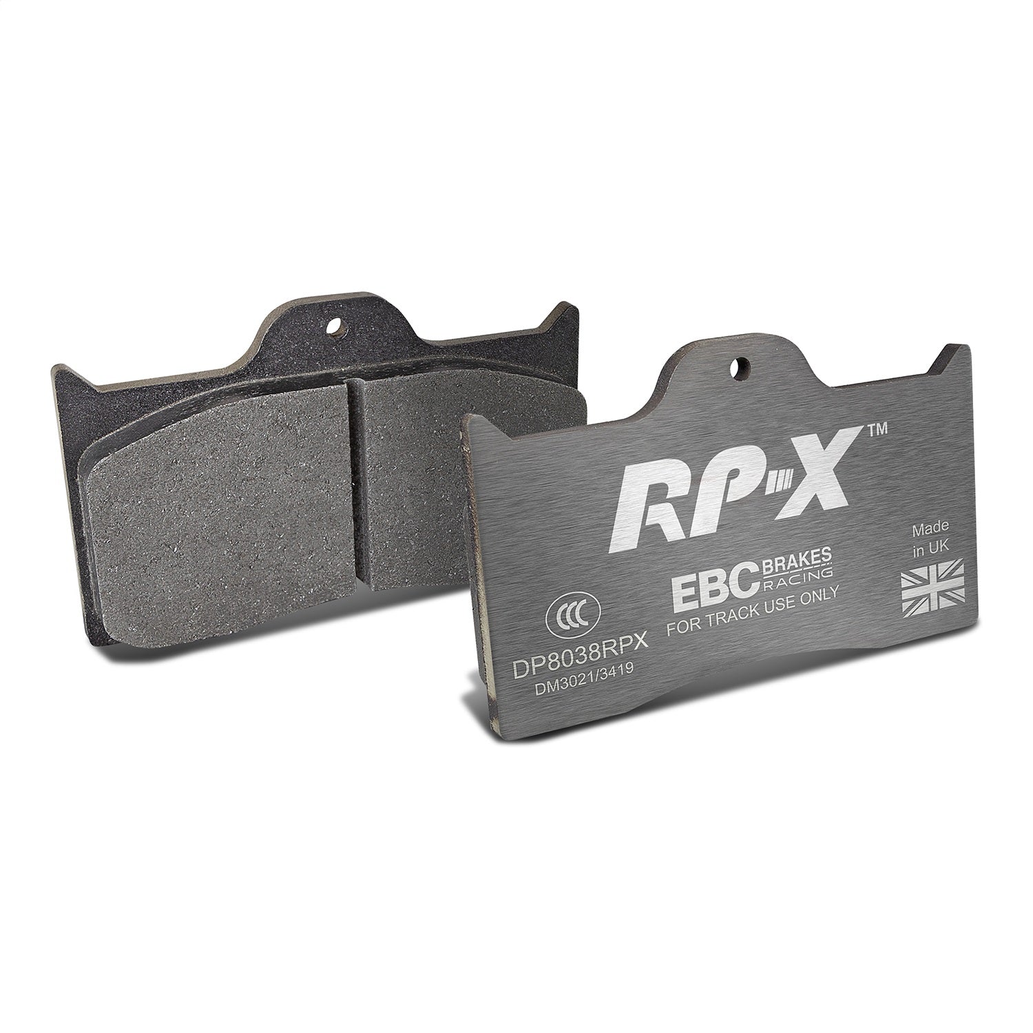 EBC Brakes Racing DP8038RPX EBC RPX Race Brake Pads; Front; Fits Wilwood Dynalite Billet/Forged 7112; EBC Brakes Racing DP8038RPX