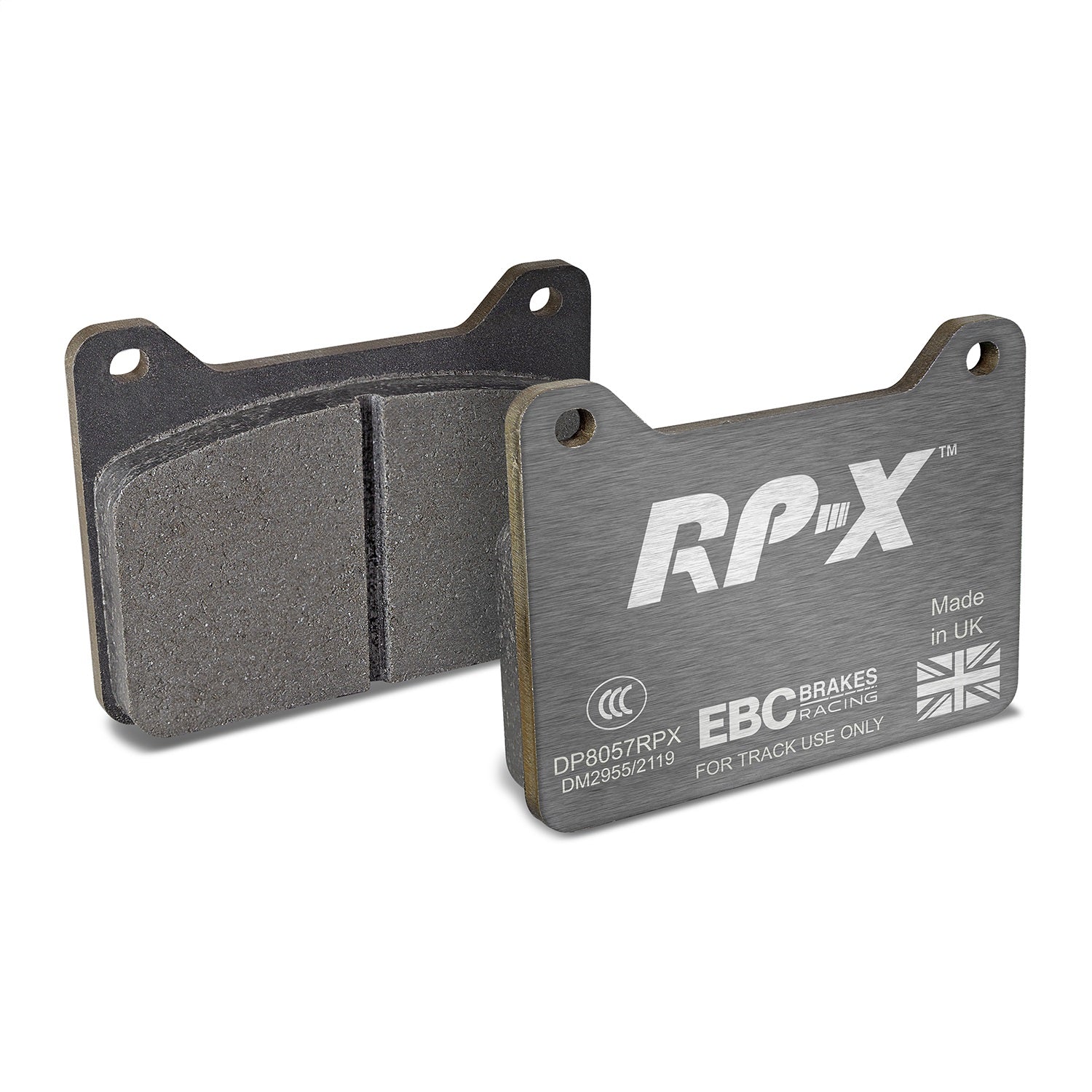 EBC Brakes Racing DP8057RPX EBC RPX Race Brake Pads; Front; Fits Wilwood Powerlite 7912; EBC Brakes Racing DP8057RPX