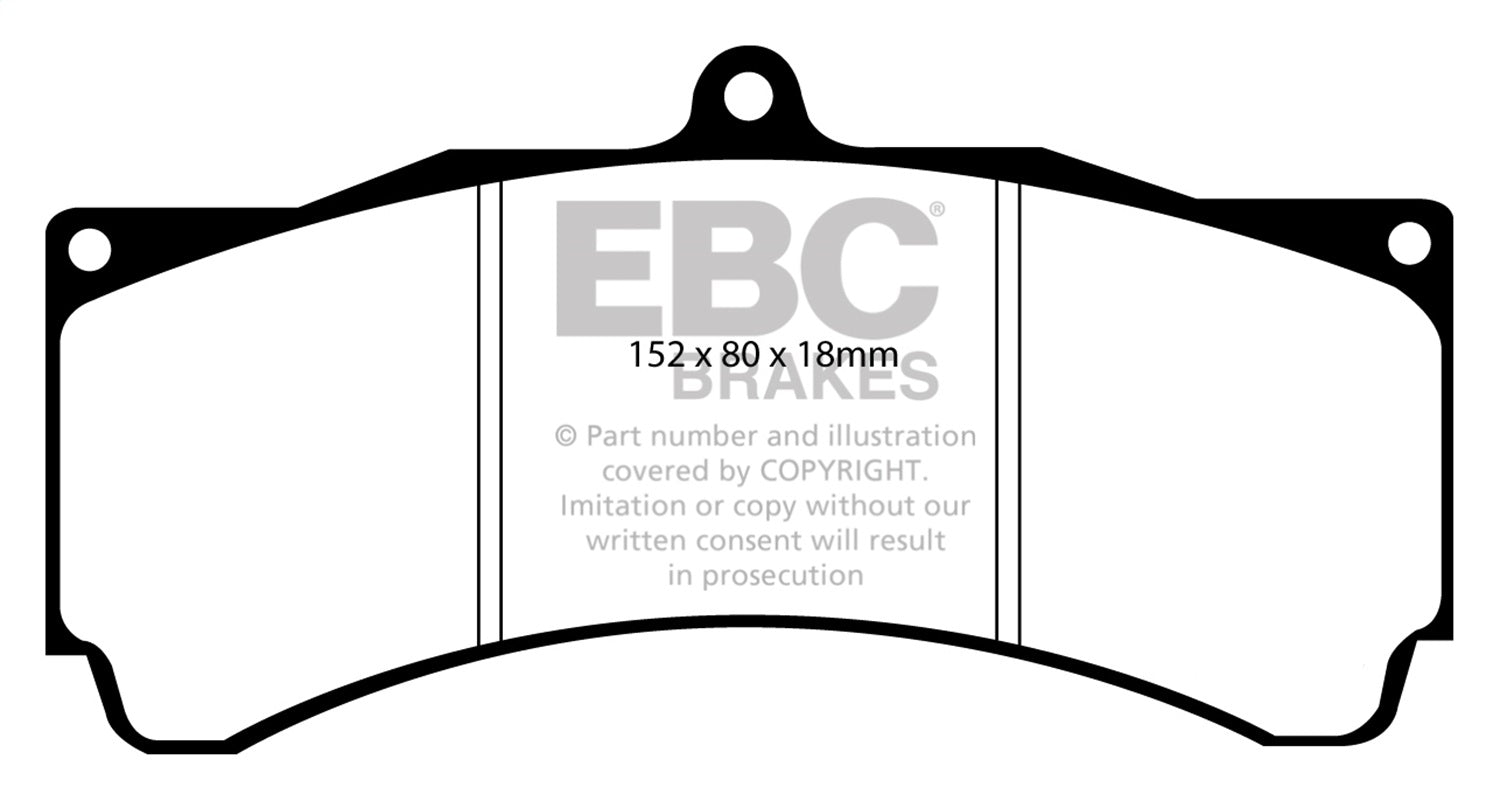 EBC Brakes DP9005 Orangestuff 9000 Series Race Brake Pads EBC Brakes DP9005