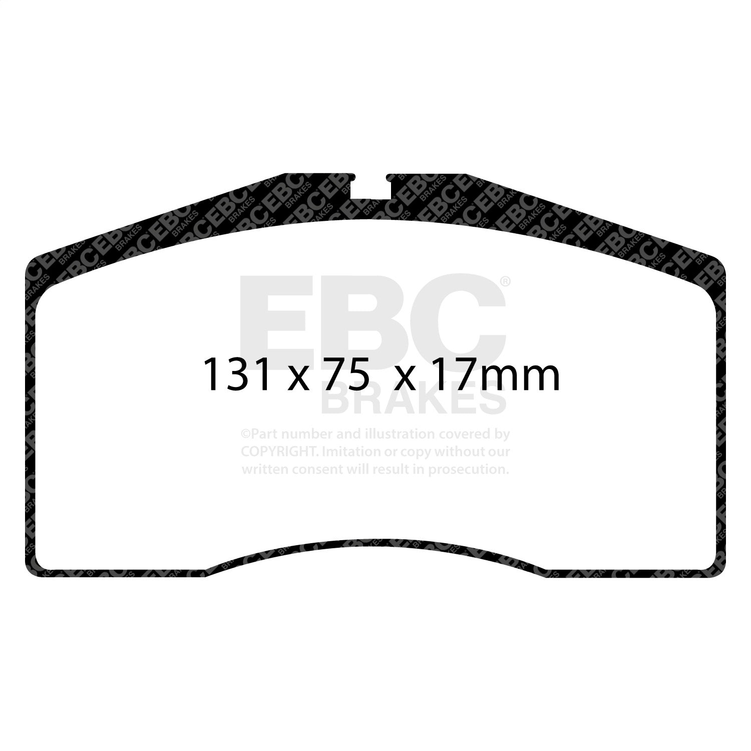 EBC Brakes DP9997 Orangestuff 9000 Series Race Brake Pads EBC Brakes DP9997
