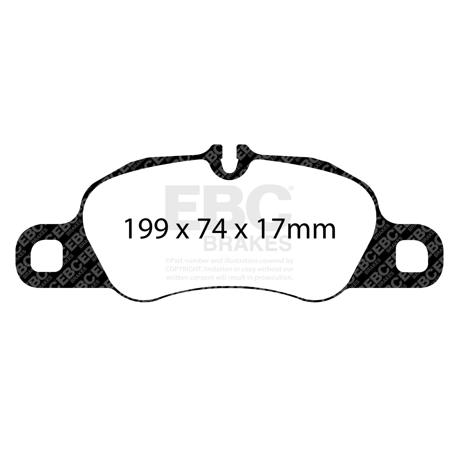 EBC Brakes Racing DP82057RP1 EBC RP-1 Race Brake Pads EBC Brakes Racing DP82057RP1